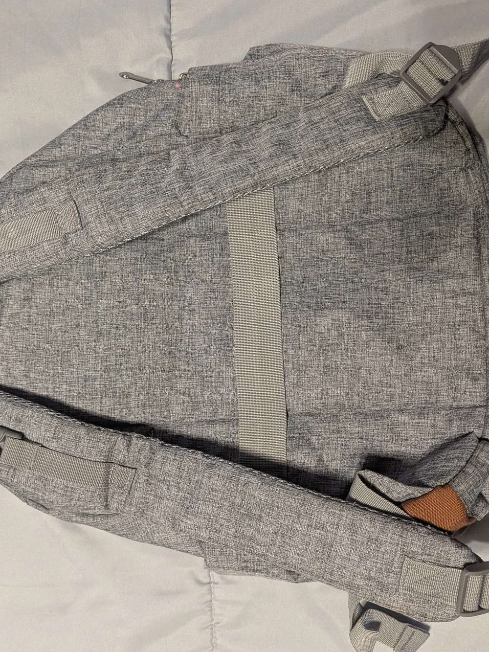 Gray & Brown Backpack